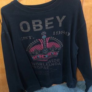 Obey VTG Worldwide Propaganda Crown Crewneck